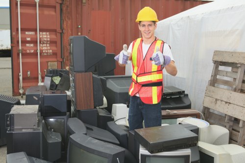 Clearing out old furniture in a Woolwich home