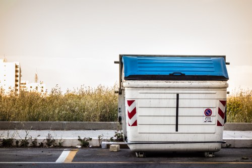 Business waste collection in Woolwich office