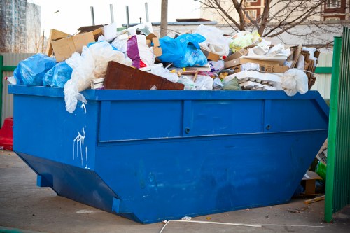 Recycling process in Woolwich waste management