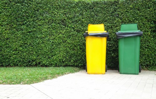 Beautifully maintained garden post-clearance in Woolwich